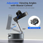 2-in-1 Clip & Vacuum Magnetic Suction Phone Holder, Upgraded 360° Adjustable - Image 5