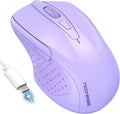 Bluetooth Mouse Rechargeable Wireless Mouse, 4800 DPI Optical Tracking by TechRise
