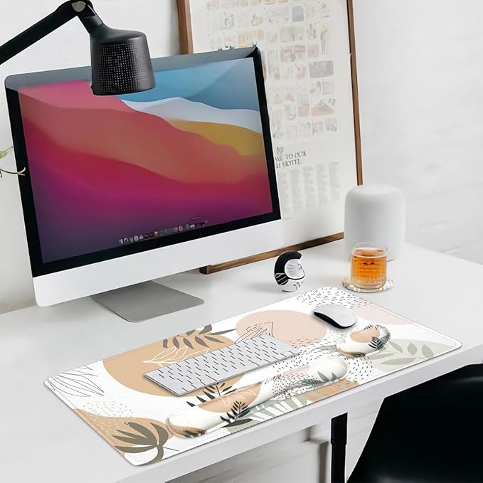 Large Mouse Pad Set, Extended Gaming Mouse Pad + Keyboard Wrist Rest Support - Image 7