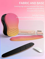 Hokafenle 2in1 Combination, Wave Keyboard Wrist Rest and Ergonomic Curvature - Image 6