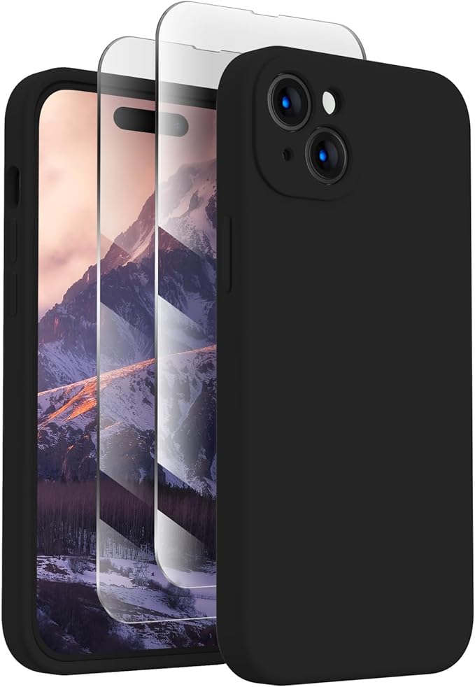 FireNova Designed for iPhone 15 Plus Case, Silicone Case with, Soft by FireNova