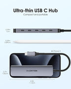 LENTION 6-in-1 USB C Hub Dock - Image 8