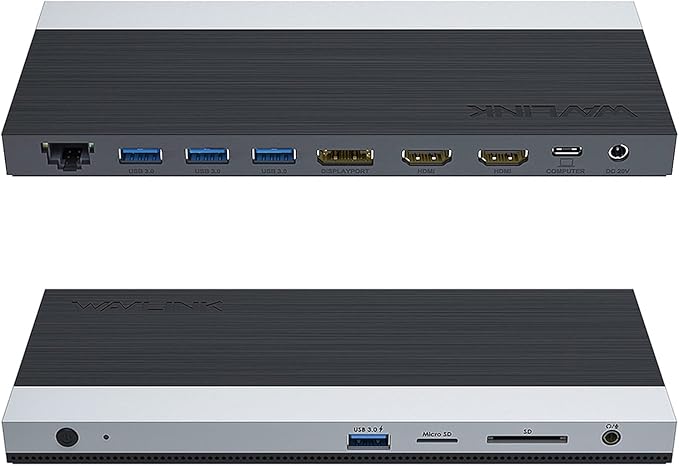 WAVLINK USB C Docking Station 4K Triple Display by WAVLINK%C2%AE