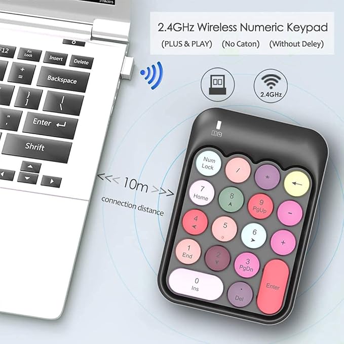 FELICON Wireless Numeric Keypad 18 Keys - Image 4
