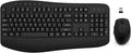 Wireless Keyboard Mouse Combo, EDJO 2.4G Full-Sized Large Wireless Keyboard by EDJO