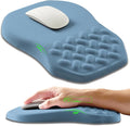 Ergonomic Slope Mouse Pad Wrist Support, Wrist Rest Mousepad by Armanza