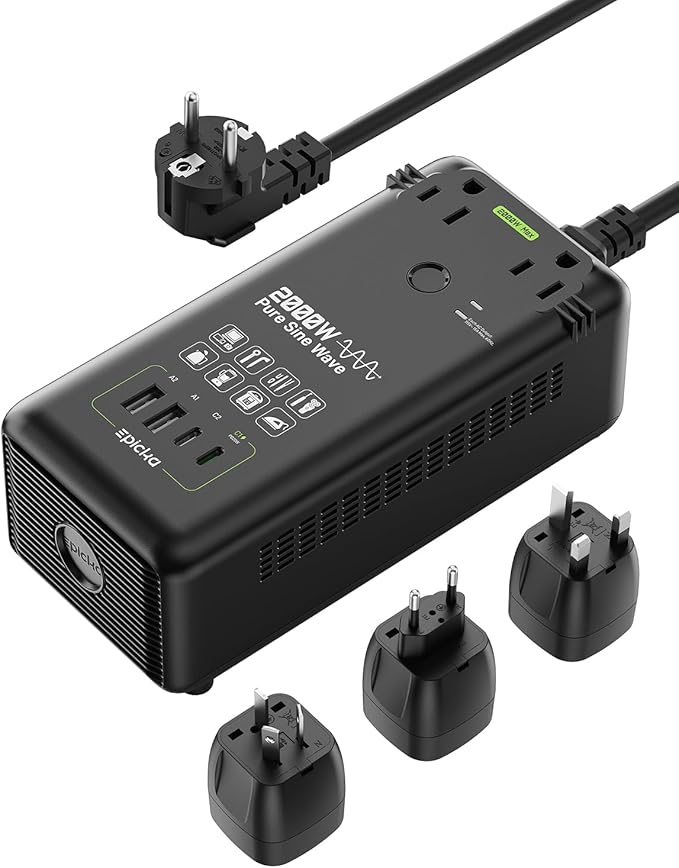 EPICKA 2000W Pure Sine Wave Voltage Converter, 220V to 110V Power Transformer by EPICKA