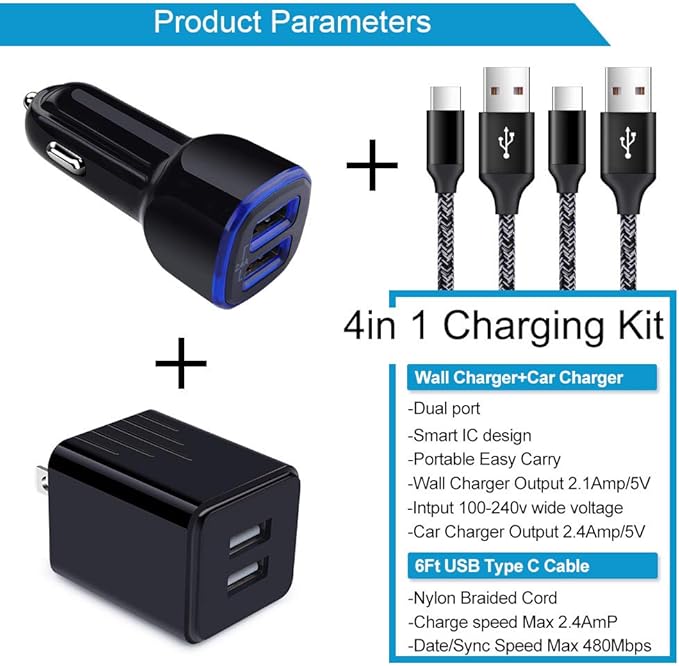 USB Charger for Samsung Galaxy S25 Ultra S24 FE A10E A50 A70 A80 S23 S22 S21 - Image 2