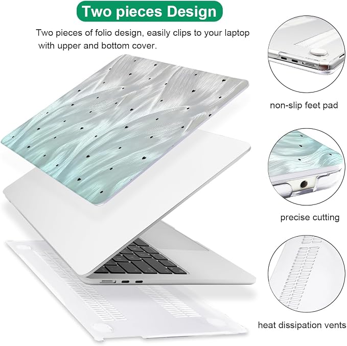 for MacBook Air 13.6 Inch Case 2025 2024 2023 2022 Release Models: M4 A3240 - Image 3