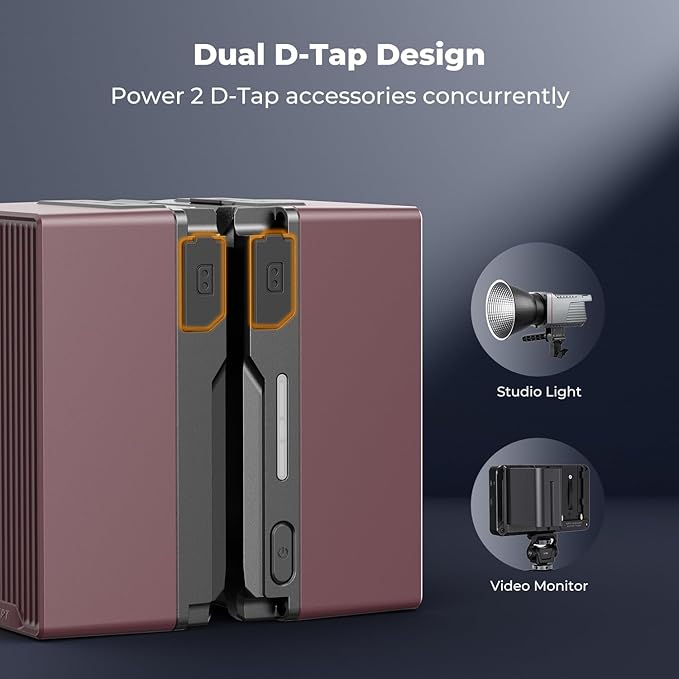 K&F CONCEPT V Mount Battery, 99Wh 6700mAh V-Mount Battery - Image 5
