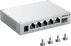 SODOLA 2.5Gb Switch Unmanaged, 5 x 2.5G Base-T Ports, 1x 10G SFP+, Aluminum by SODOLAPoENETWORKS