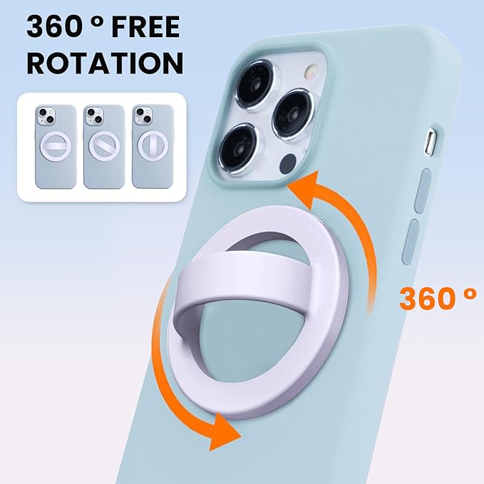 Magnetic Silicone Ring Grip Phone Holder, Loop Grip Phone Holder, Magnetic - Image 3