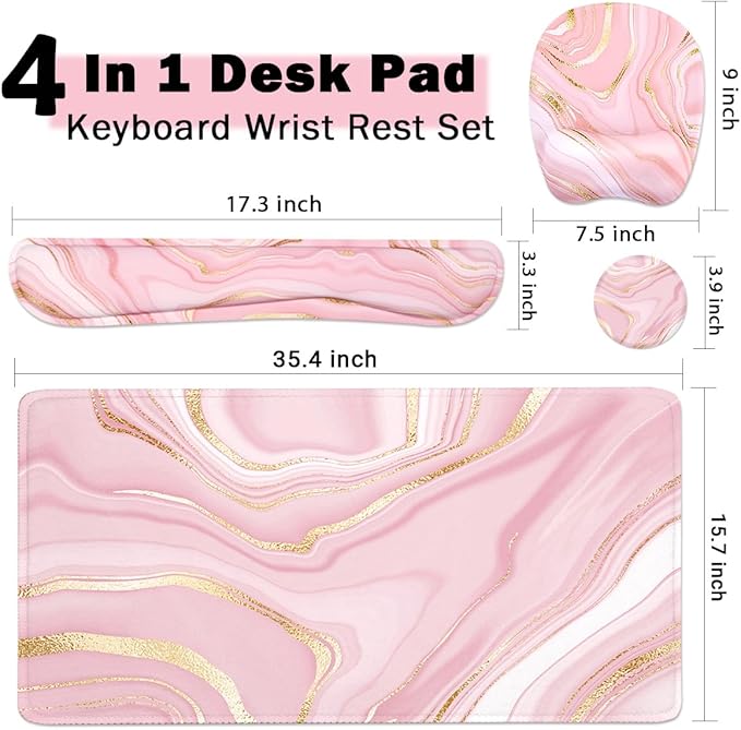 Keyboard Wrist Rest Large Mouse Pad Wrist Support - Image 3