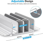 OMOTON Vertical Laptop Stand, Desktop Aluminum Mac Book Stand - Image 4