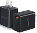 USB Charger Block, OKRAY 2-Pack 18W 3.0 Quick Charge Power Adapter Type A Box by OKRAY