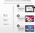 PS1-Pro Stylus Pen for Apple iPad 2018-2025｜Faster Charge Custom Shortcuts - Image 4