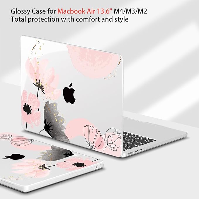 Teryeefi Compatible with MacBook Air 13 inch Case 2025 2024 2023 2022 M4 - Image 4