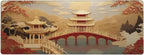 Gaming Mouse Pad, Large Non-Slip Rubber Base Mousepad, Keyboard Mouse Mat - Image 2