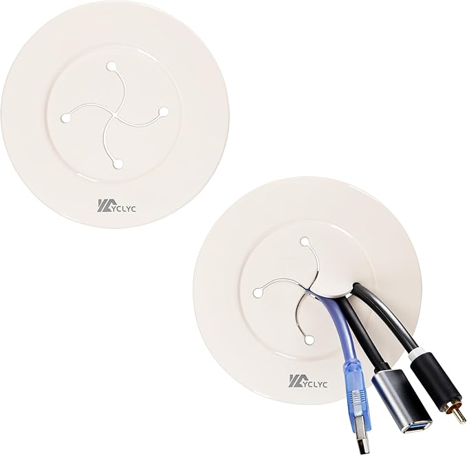 3in TV Cable Hider Wall Kit, YCLYC Large TV Cord Hider by YCLYC