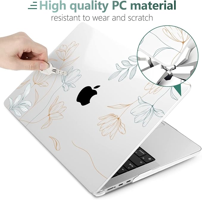 MEEgoodo Case for MacBook Air M4/M3/M2 13.6 inch 2025 2024 2022, Fit Model - Image 3