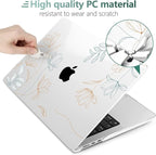 MEEgoodo Case for MacBook Air M4/M3/M2 13.6 inch 2025 2024 2022, Fit Model - Image 3