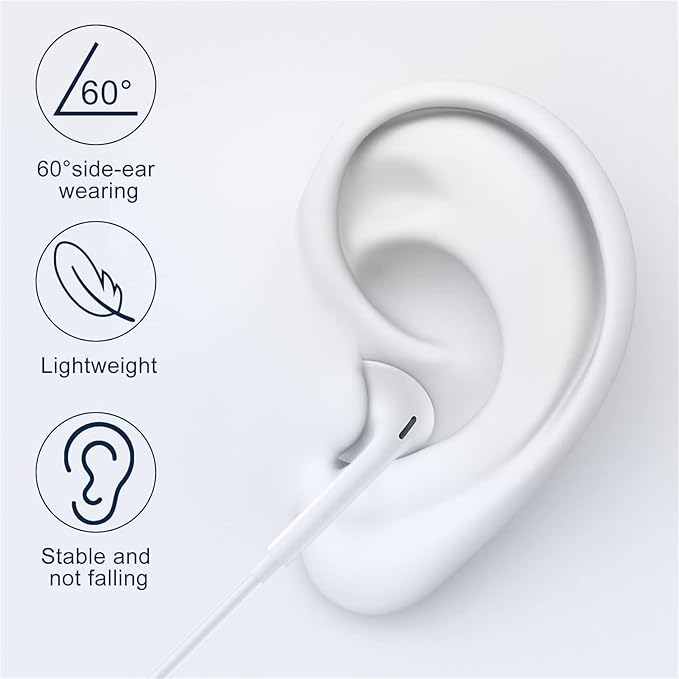 USB C Headphones for iPhone 17/16/15 Pro Max Plus Type C Earphones - Image 4