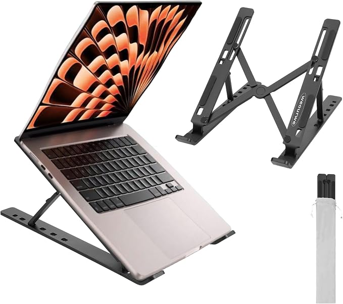 Ergonomic and Foldable Laptop Stand by Unknown