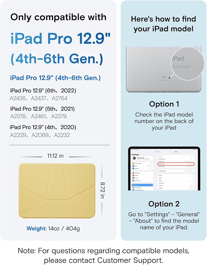 MOFT Dynamic Folio Case for iPad Pro 12.9 -inch, Silm Magnetic Stand Case - Image 2