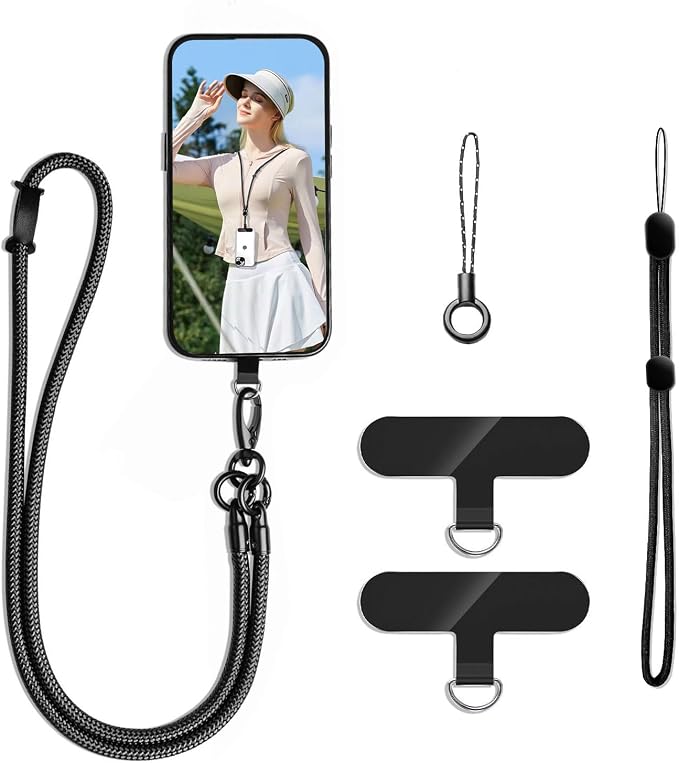 Cell Phone Lanyard Holder Anti Theft Crossbody Phone Wrist & Neck Strap by Fajocru