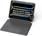 EIP Bluetooth Keyboard Case for iPad Air 13 inch, 7-Color Backlit Keys by eiP