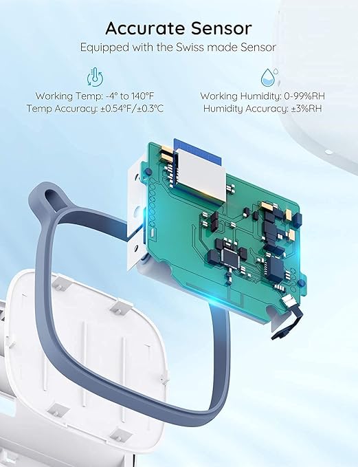 Govee WiFi Temperature Sensor H5179, Smart Hygrometer Thermometer - Image 3