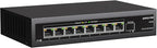 9 Port 2.5Gb Unmanaged Ethernet Switch by AUMOXPRO