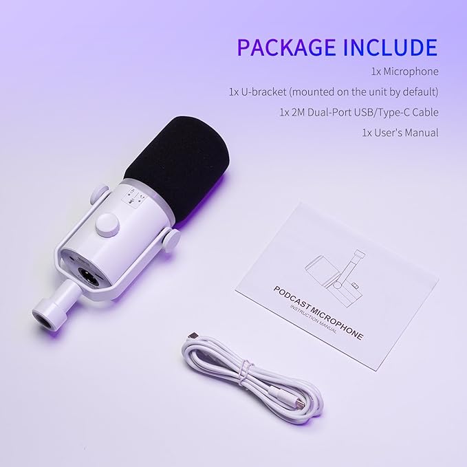 FEELWORLD PM1 XLR USB Dynamic Microphone Gifts - Image 9