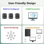 BUFFALO LinkStation 720 4TB 2-Bay Home Office Private Cloud Data Storage - Image 8