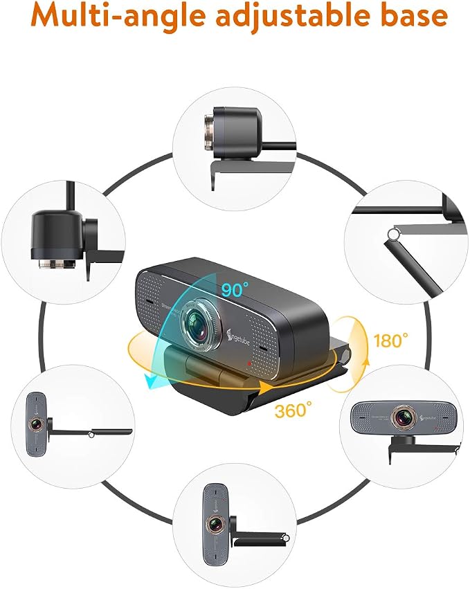 Angetube 1080P Web Camera for Computer HD Webcam - Image 5