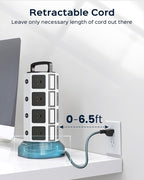 Power Strip Tower Surge Protector - Image 3