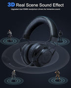 Inwa Headset Wireless with Game, Gaming Headphones with 3D Spatial Audio - Image 3
