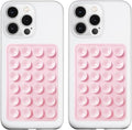 2 Pack Silicone Suction Phone Case Mount, Silicon Adhesive Phone Grip by LvShuLiangPin
