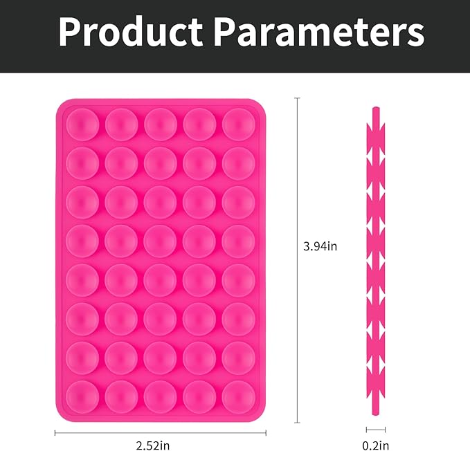 2 Pack Silicone Double-Sided Suction Grip – 40 Cups per Side, Strong Hold - Image 5