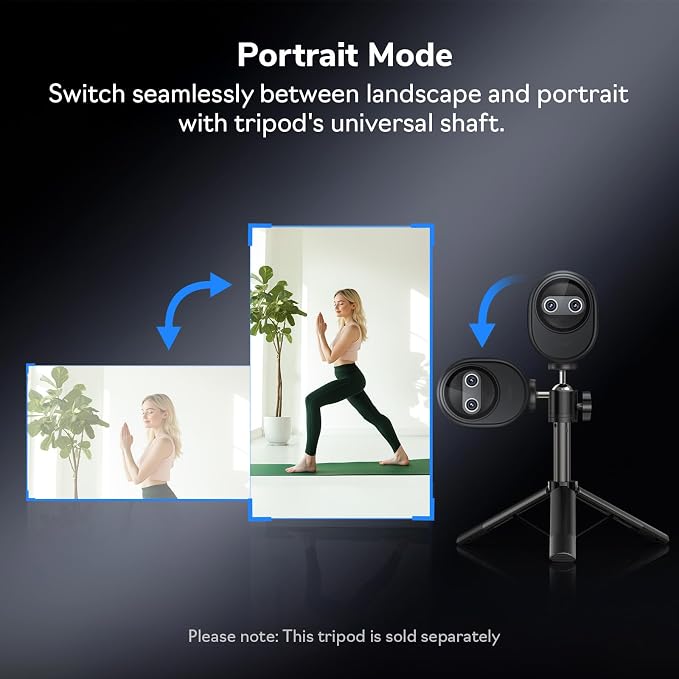 EMEET Piko 4K Webcam for Streaming, World’s 1st Dual-Camera AI-Powered 4K - Image 7