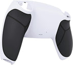 eXtremeRate Black Performance Rubberized Grip Custom White Back Plate Bottom - Image 4