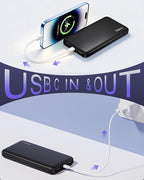Miady 2-Pack Portable Charger, Slim 10000mAh Power Bank Travel Battery Pack 3 - Image 3