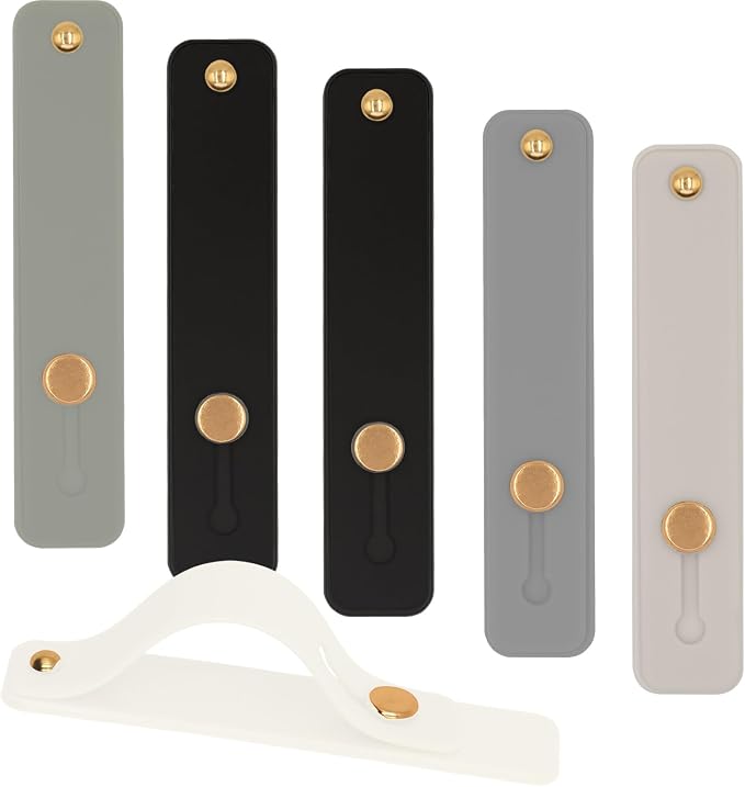 Phone Grips Strap Holder for Hand Grip, Adhesive Cellphone Case Accessories by Meroqeel