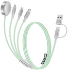4-in-2 Charging Cable for Apple Watch Charger/Samsung/iPhone Charger, by HitfineLLC