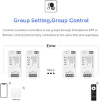 BTF-LIGHTING C02RF Tuya Controller Support PWM 5050SMD FCOB COB CCT 3pin Dual - Image 4