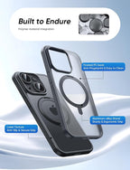 MAGIC JOHN for iPhone 15 Case 360° Rotatable Magnetic Invisible Stand, Fit for - Image 6
