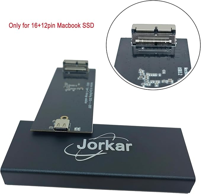 External SSD Enclosure for MacBook Air/Pro 12+16 PIN SSD, Hard Drive Reader for - Image 8