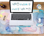 Large Mouse Pad Desk Dad, 4-in-1 Keyboard Wrist Rest Pad & Wrist Support Mouse - Image 6