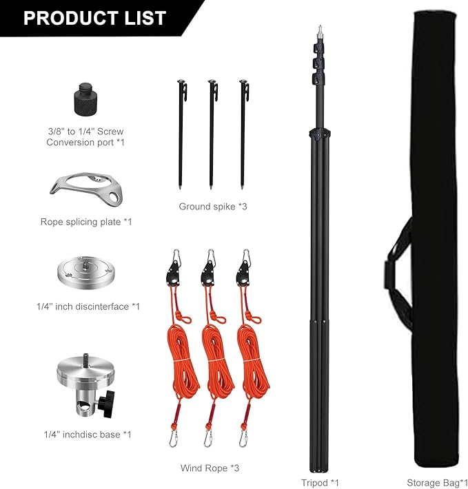 20FT/6M Tripod Stand - Image 8
