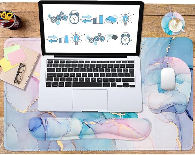 Keyboard Wrist Rest Large Mouse Pad Wrist Support - Image 5